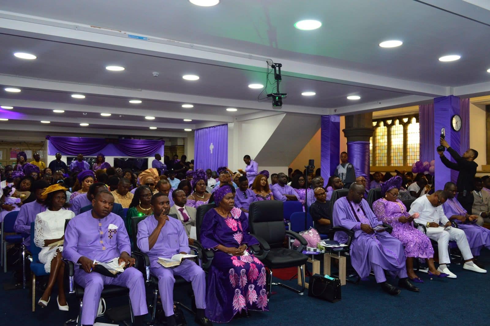 The congregation of RCCG Living Faith Sunderland gathered for worship
